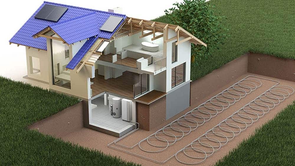 Geothermal heating and cooling